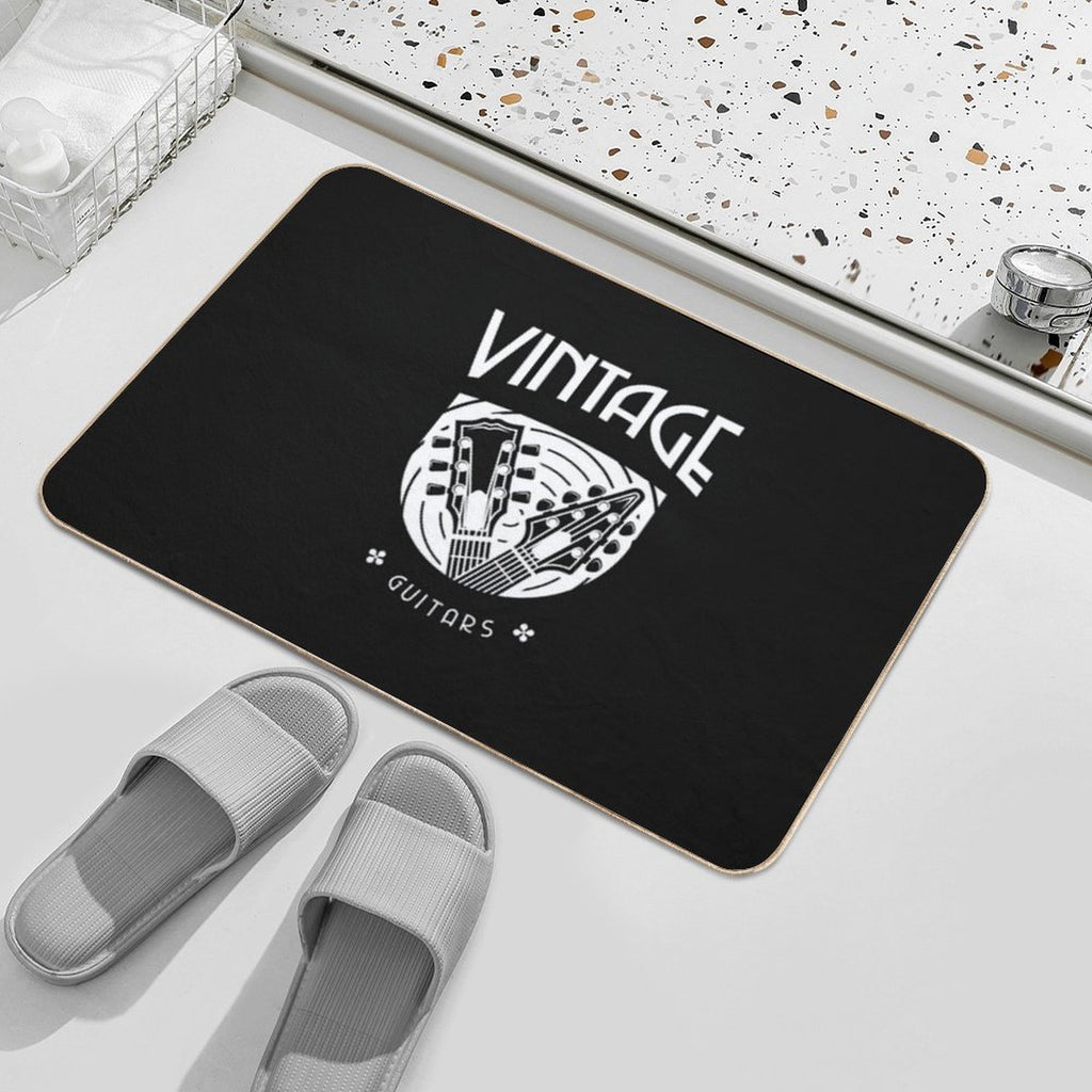 Vintage Guitars  Eco-Friendly Bath Mat