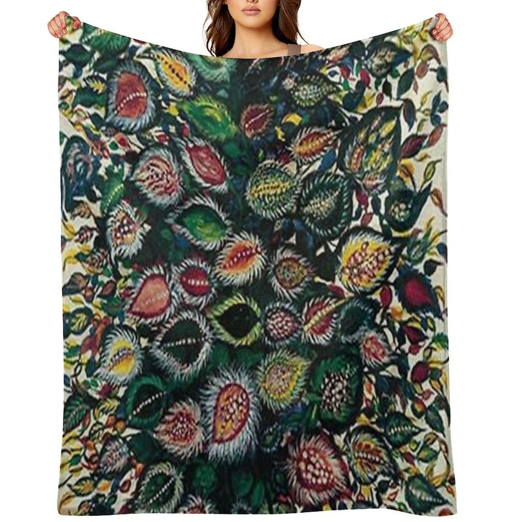 Feuilles - Seraphine Louis - Favourite Artists Collection Plush Throw Blanket