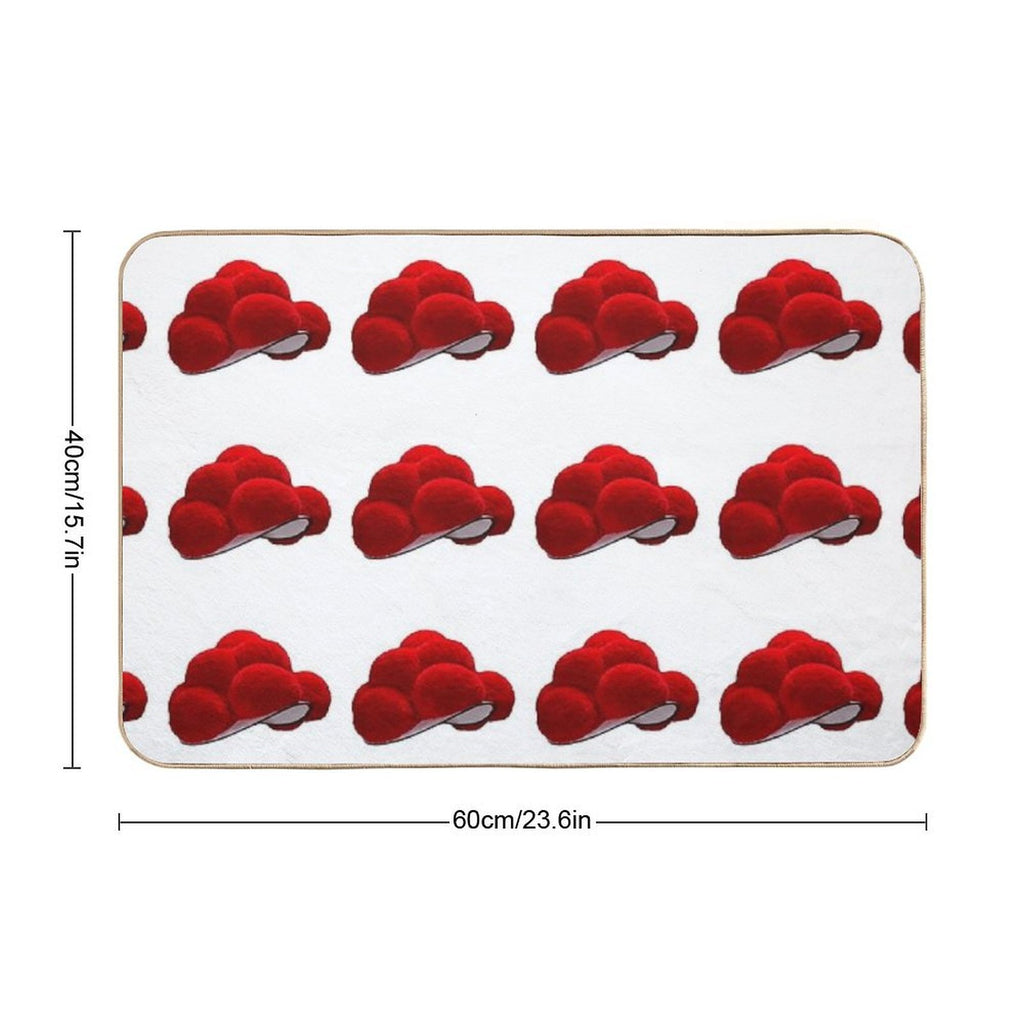 Black Forest Hat - Bollenhut 1.3  Easy Maintenance Bath Mat