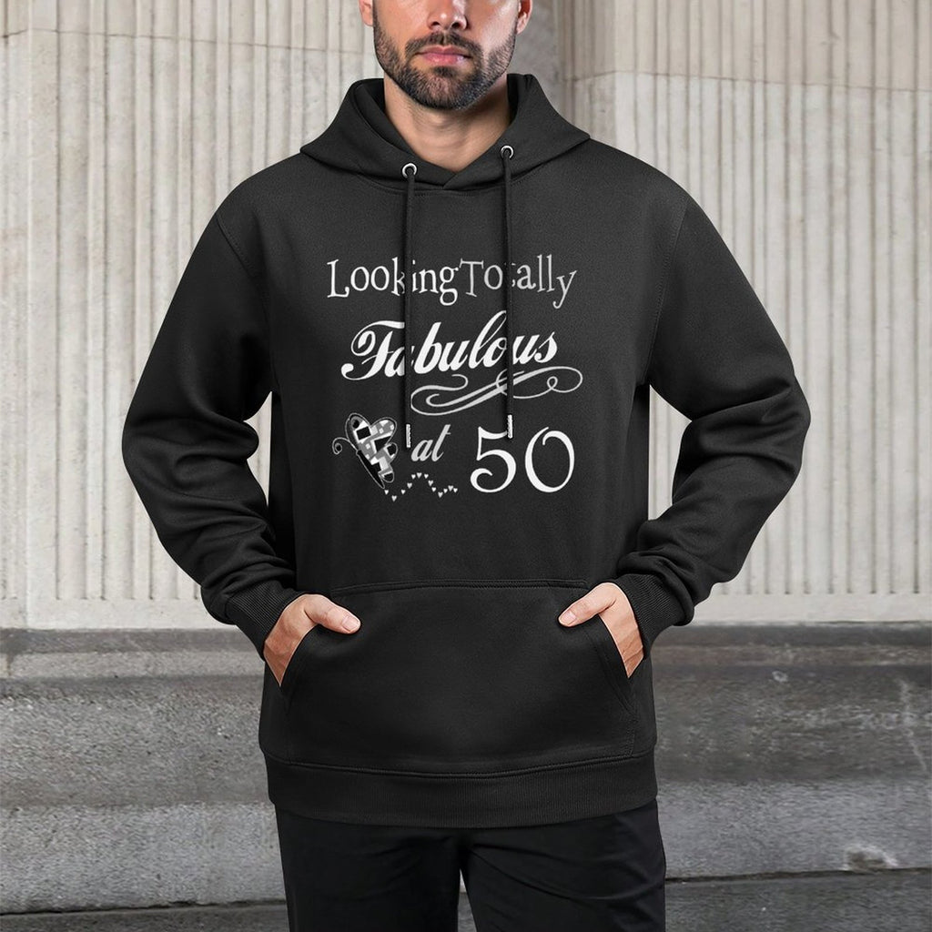 Fabulous 50th Birthday Party - Cute Happy 50th Birthday Breathable Fabric Hoodie