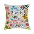 This Is My Happy Place Soft Style Accent Throw Pillow