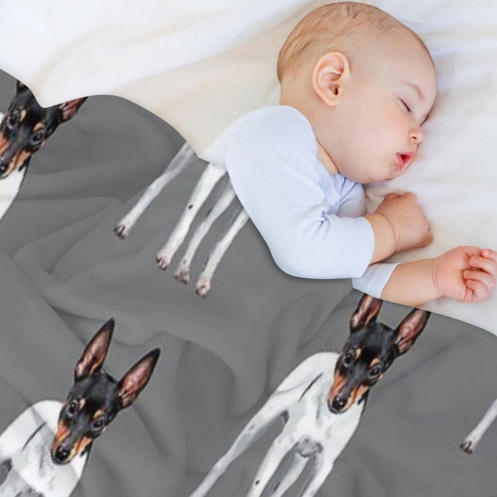 Toy Fox Terrier Versatility Throw Blanket