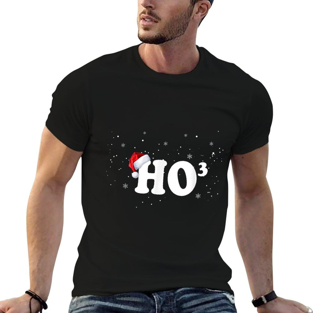 Ho To The Third Power - Funny Christmas Ho Ho Ho  Slim-fit Cut T-Shirt