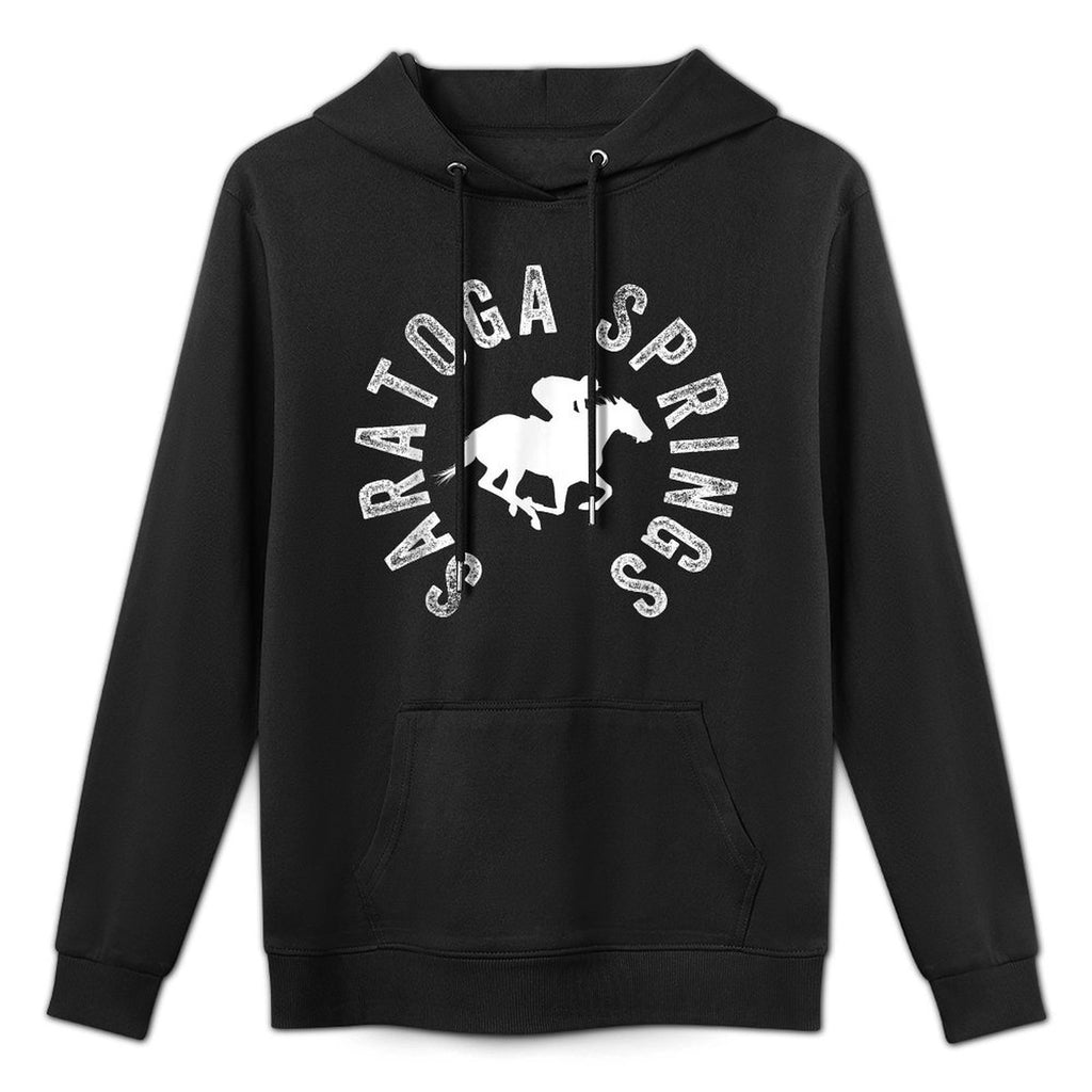Saratoga Springs New York Horse Racing Jockey Unisex Design Hoodie