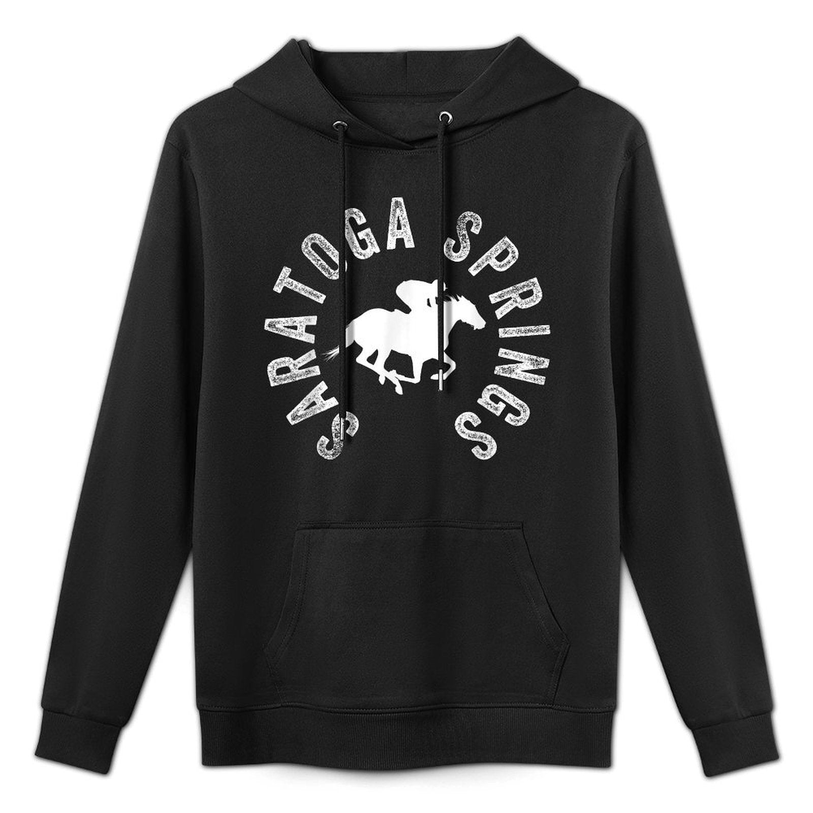 Saratoga Springs New York Horse Racing Jockey Unisex Design Hoodie