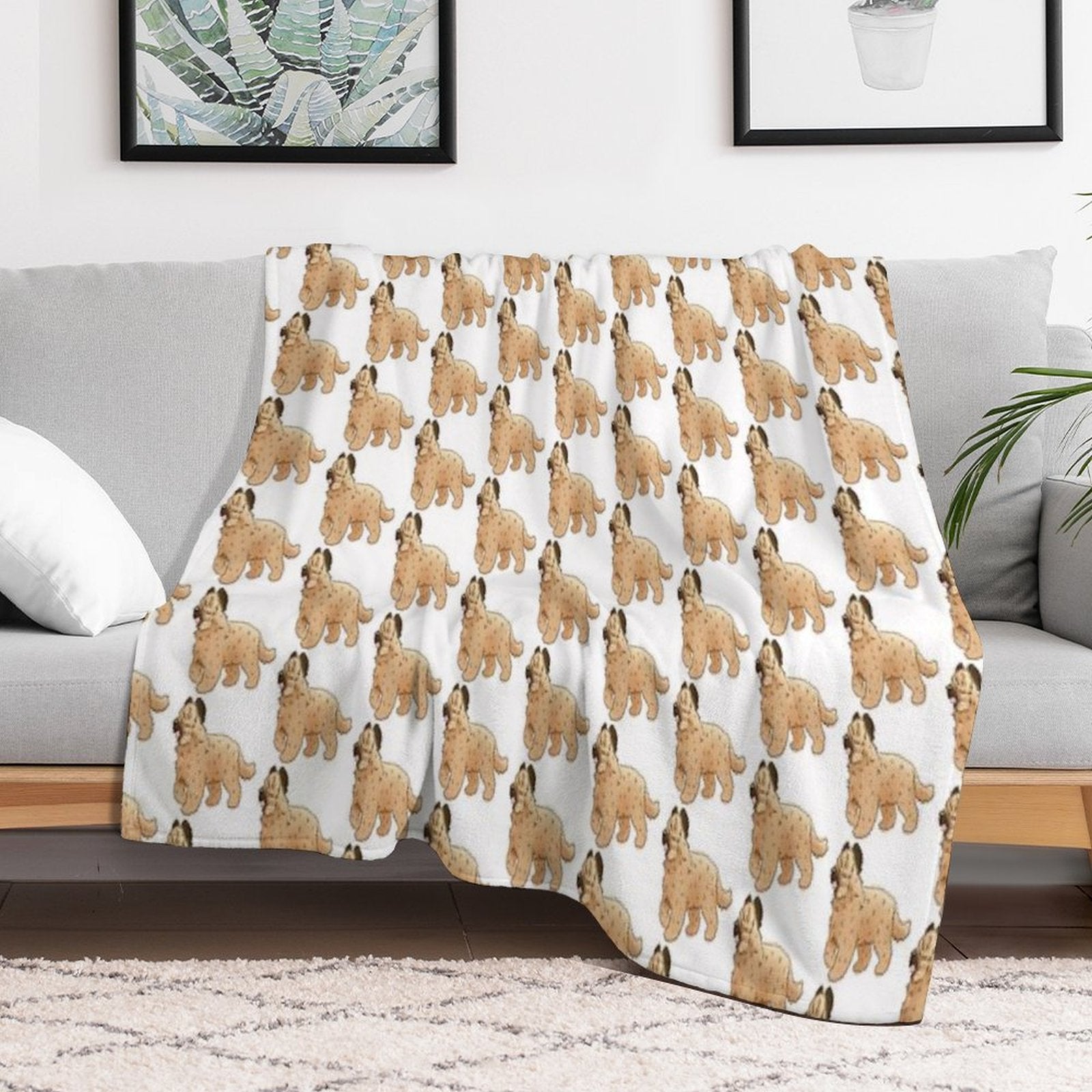 Briard Dog Quick-dry Throw Blanket