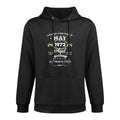 Womens Legends Were Born In May 1972 50th Birthday Funny Mens Breathable Fabric Hoodie