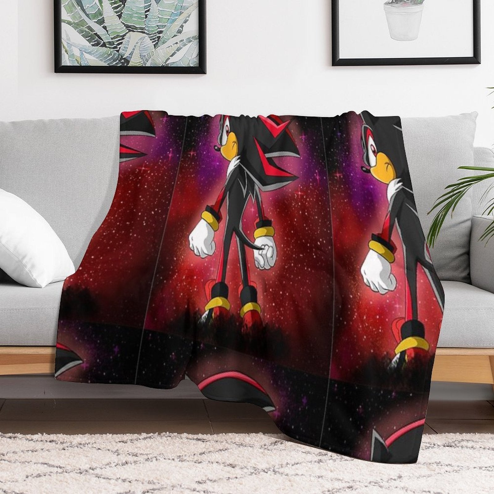 Shadow The Hedgehog 1 Wrinkle-free Throw Blanket
