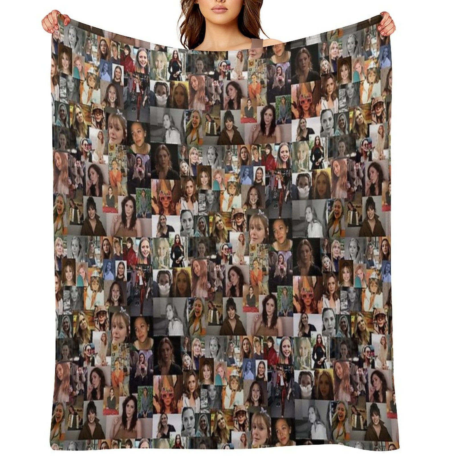 Elizabeth Olsen Easy Care Throw Blanket