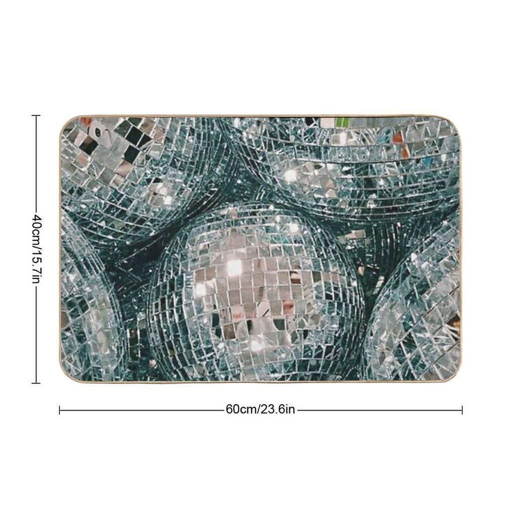 Disco Balls  Odorless Bath Mat