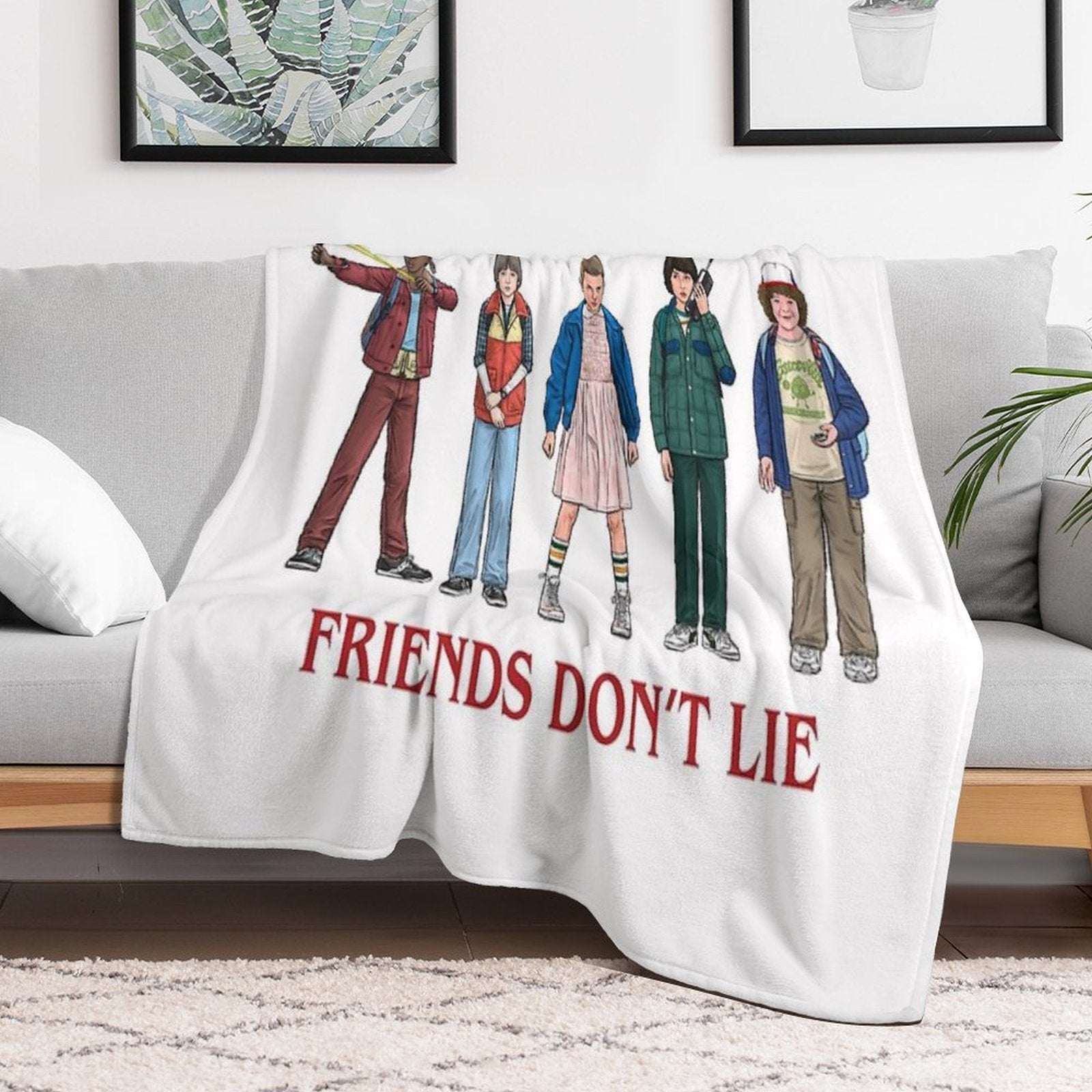 FRIENDS DON'T LIE - 2016 Anti-pilling Throw Blanket