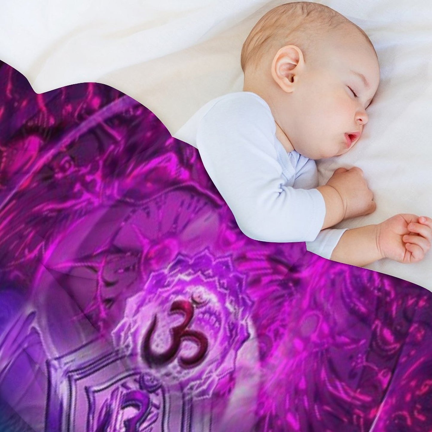 Zen Doodle Chakra Compact Throw Blanket