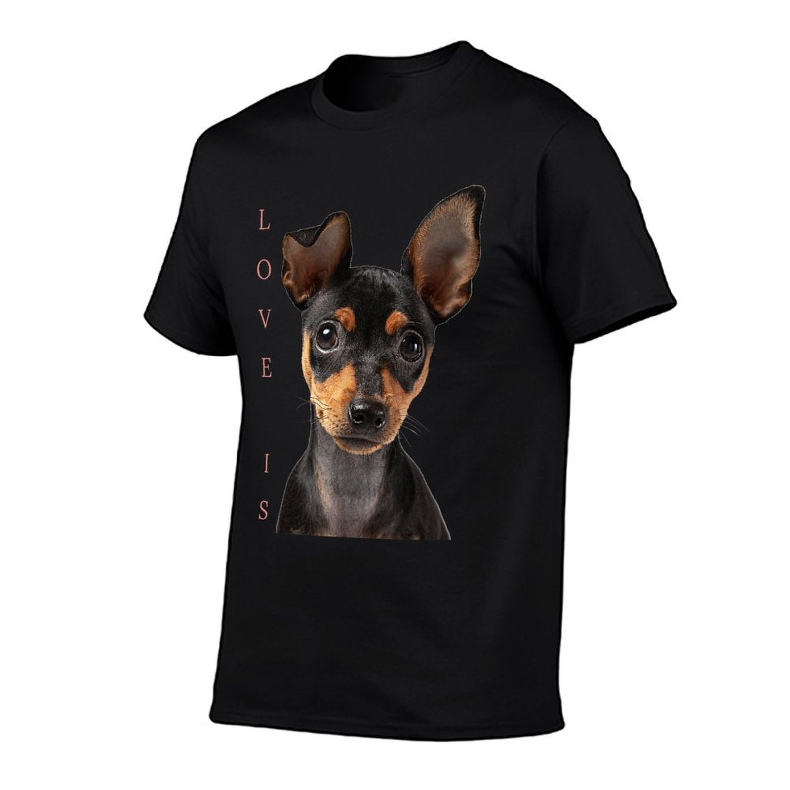 Miniature Pinscher Dog Mom Dad Love Puppy Pet  Quick-drying T-Shirt