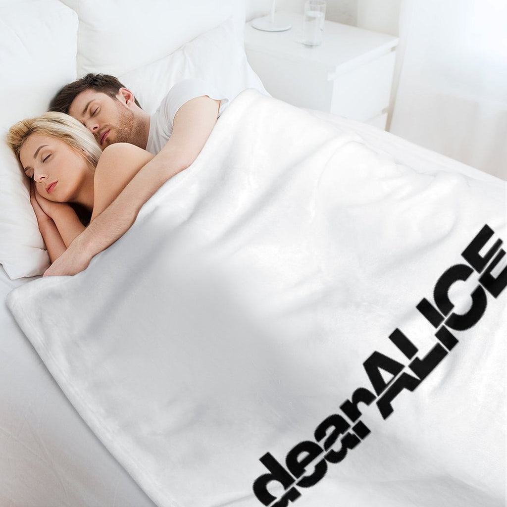 DearALICE Logo Travel-friendly Throw Blanket