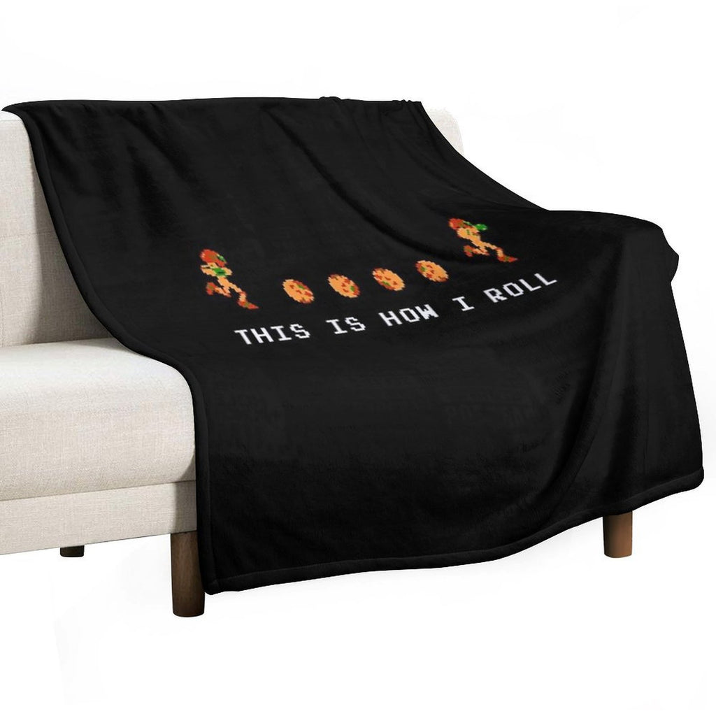 This Is How I Roll (Samus) Travel-friendly Throw Blanket