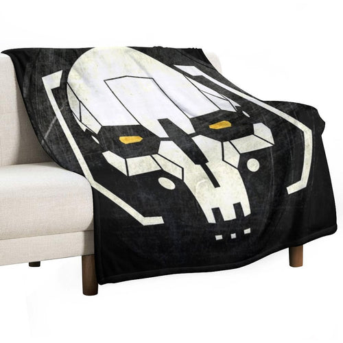 Battletech Atlas Skull Shrink-resistant Throw Blanket