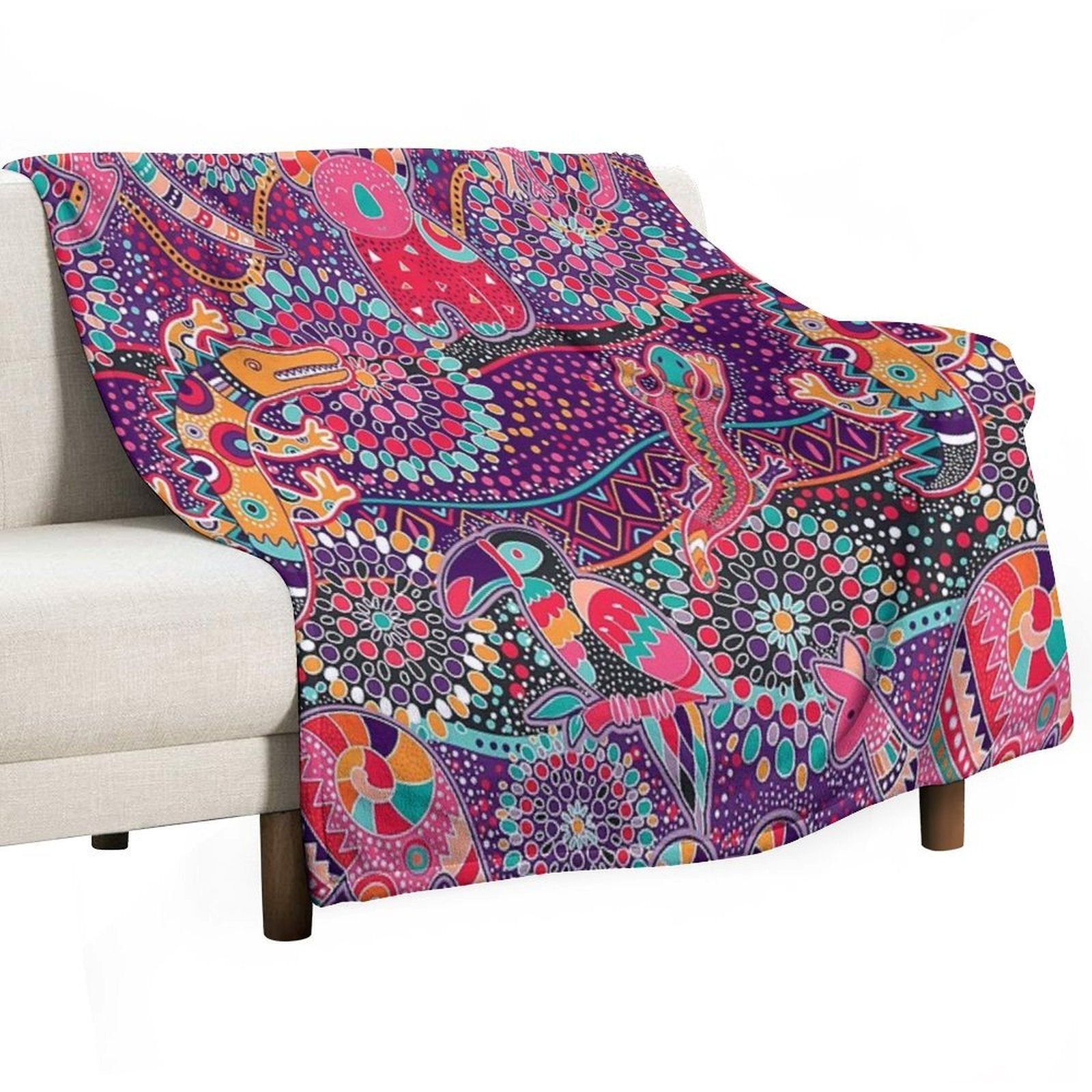 Australian Dreamtime Comfort Throw Blanket
