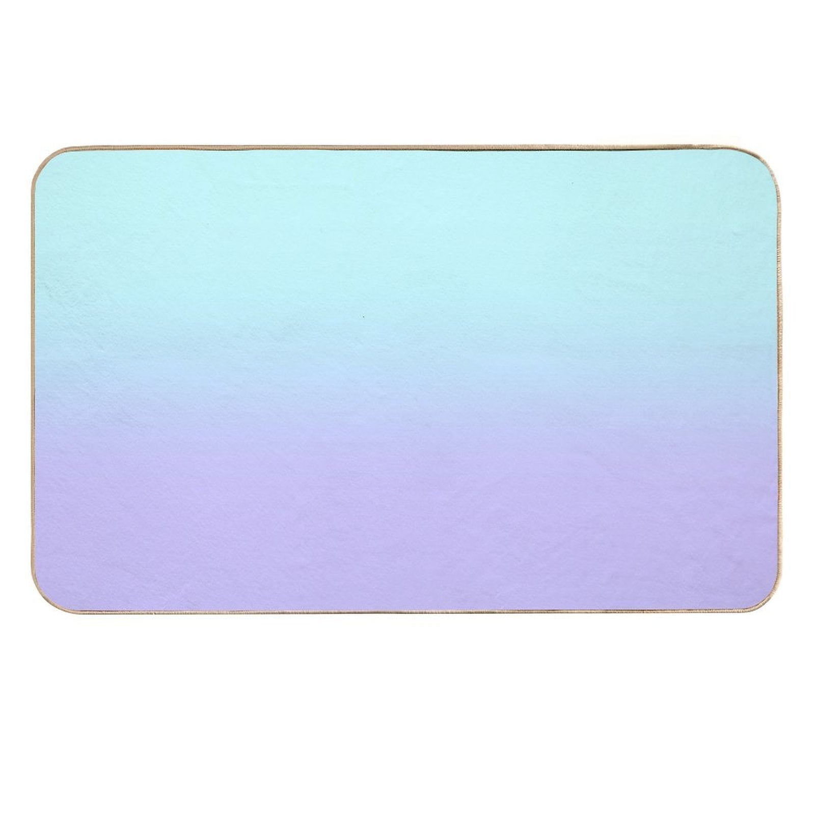 Aqua Lavender Gradient  Rapid-Drying Bath Mat