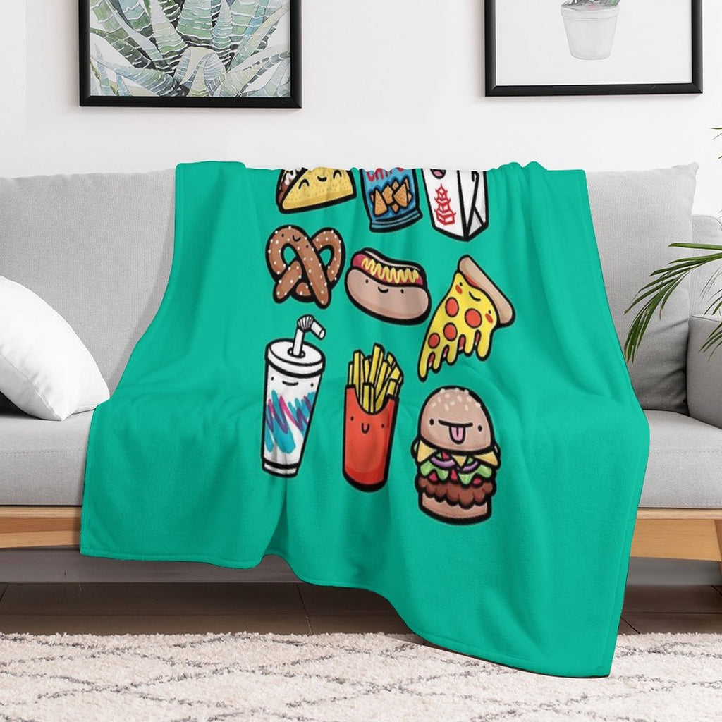 Junk Food Dudes Multi-functional Throw Blanket