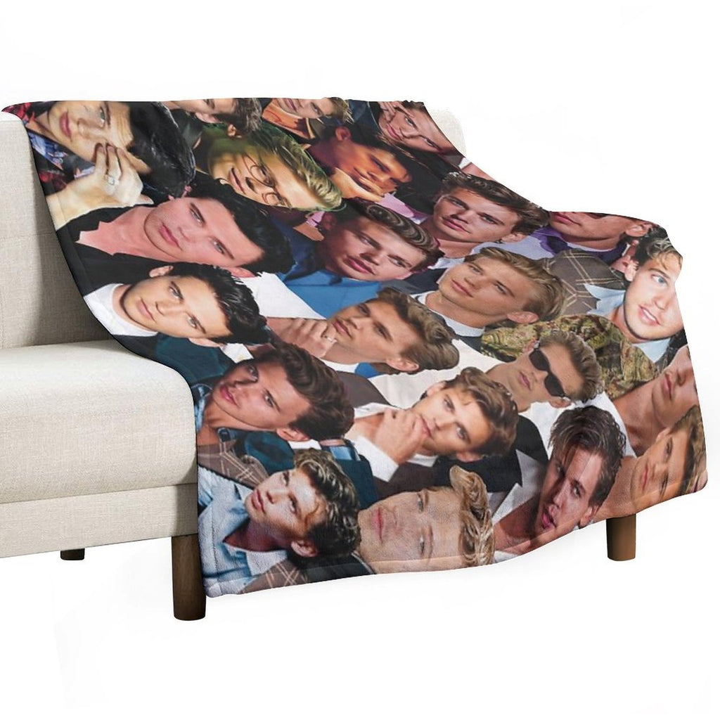 Austin Butler Photo Collage Versatility Throw Blanket