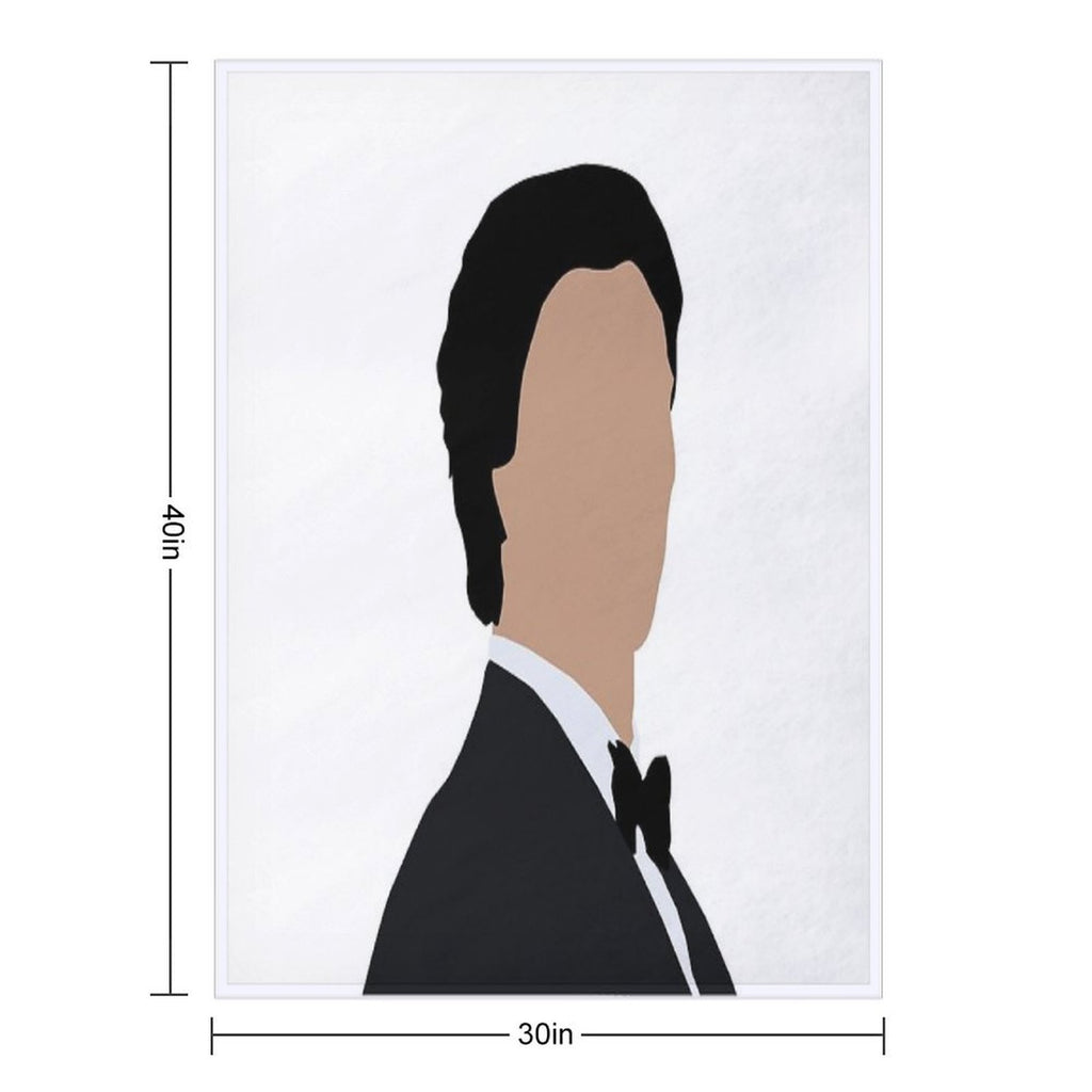 Damon Salvatore Plush Throw Blanket