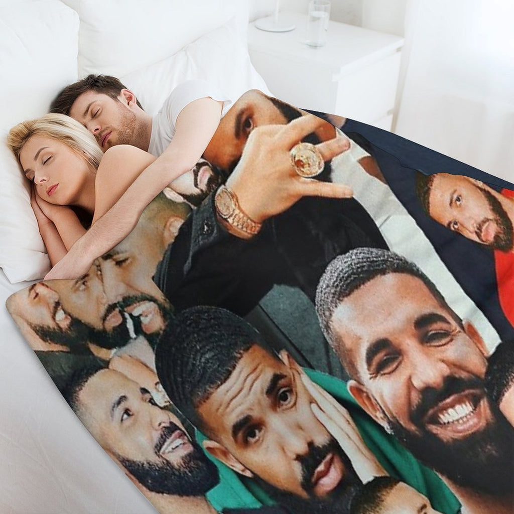 Drake Collage Gift-ready Throw Blanket