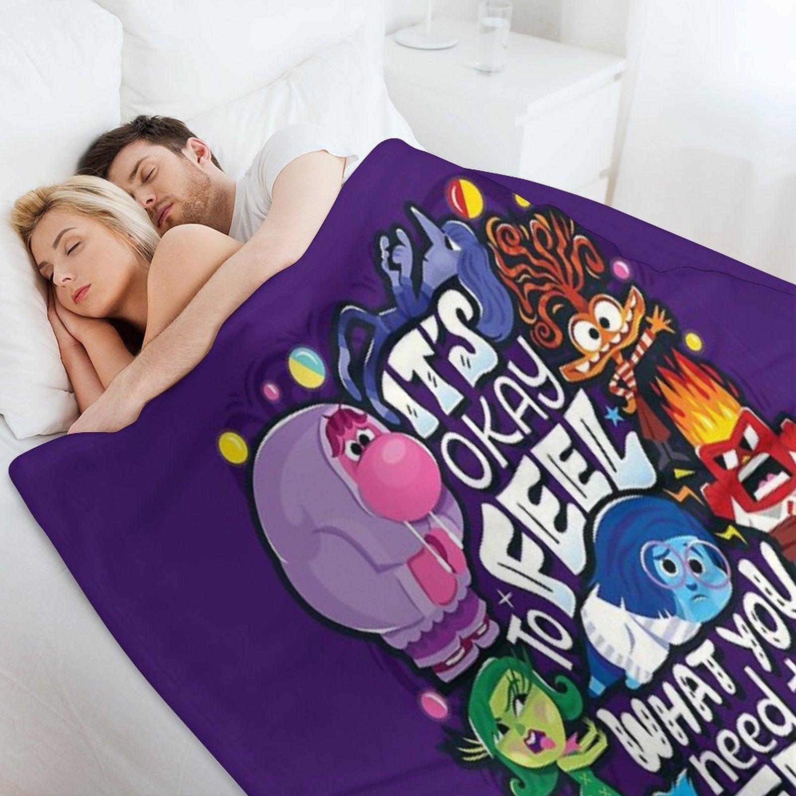 Feel What You Need to Feel Multi-functional Throw Blanket