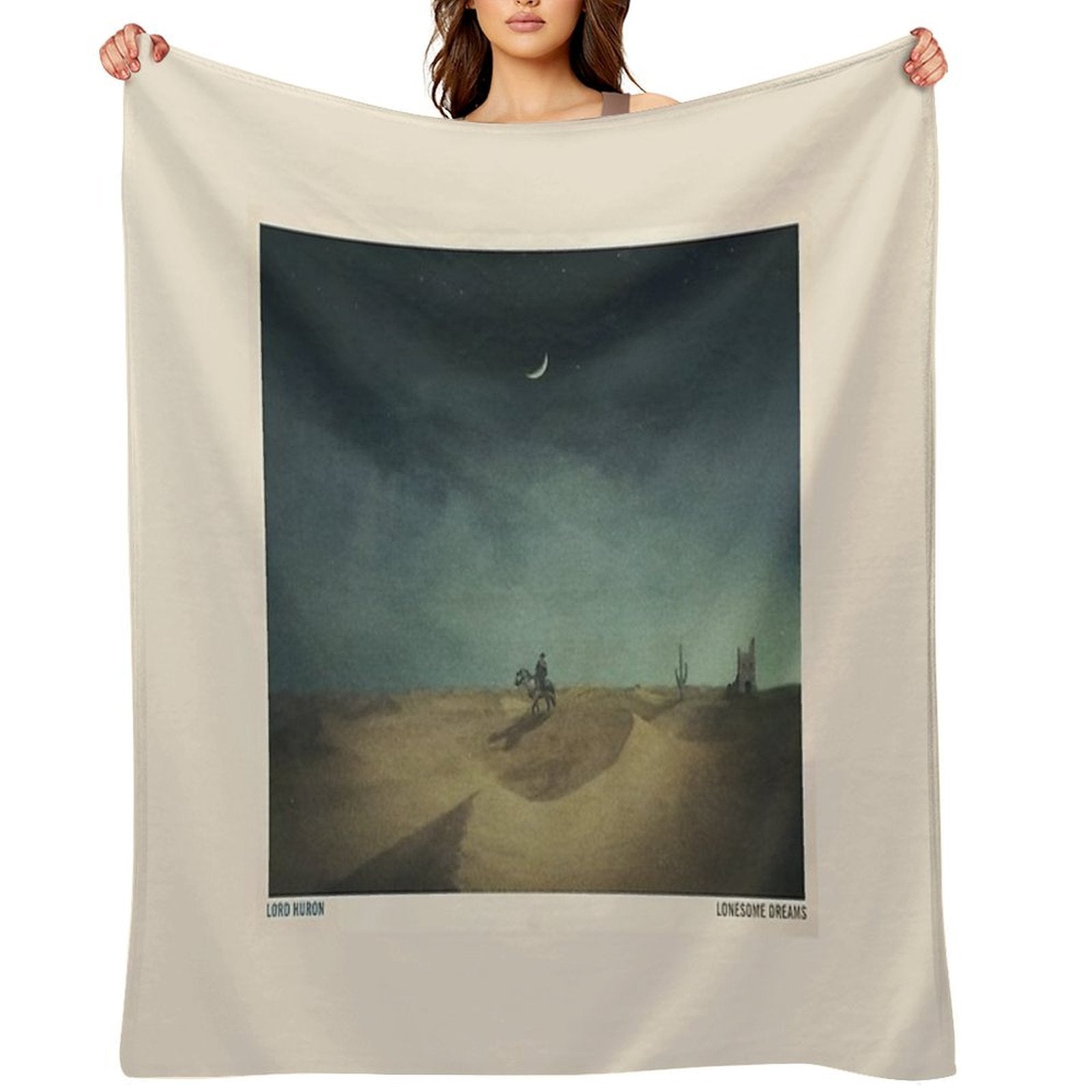 Lonesome Dreams - Lord Huron Wrinkle-free Throw Blanket