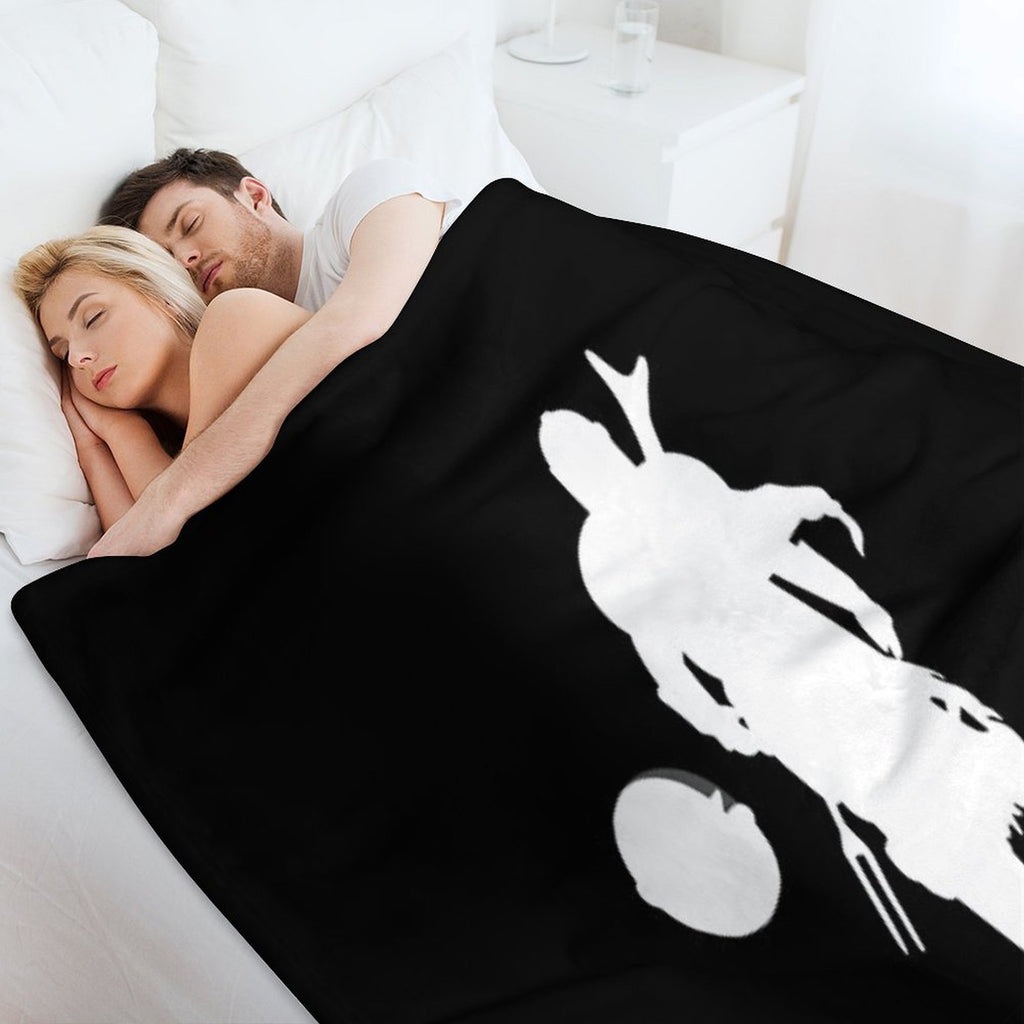 Mando Silhouette This Is The Way Eco-conscious Throw Blanket