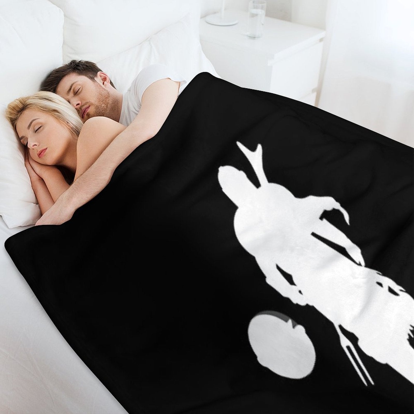 Mando Silhouette This Is The Way Eco-conscious Throw Blanket