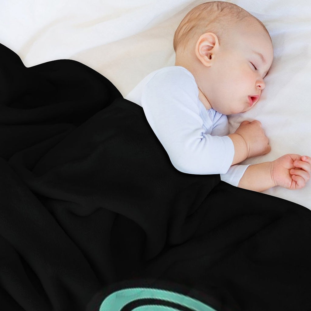 Baja Blast Plain Logo Compact Throw Blanket