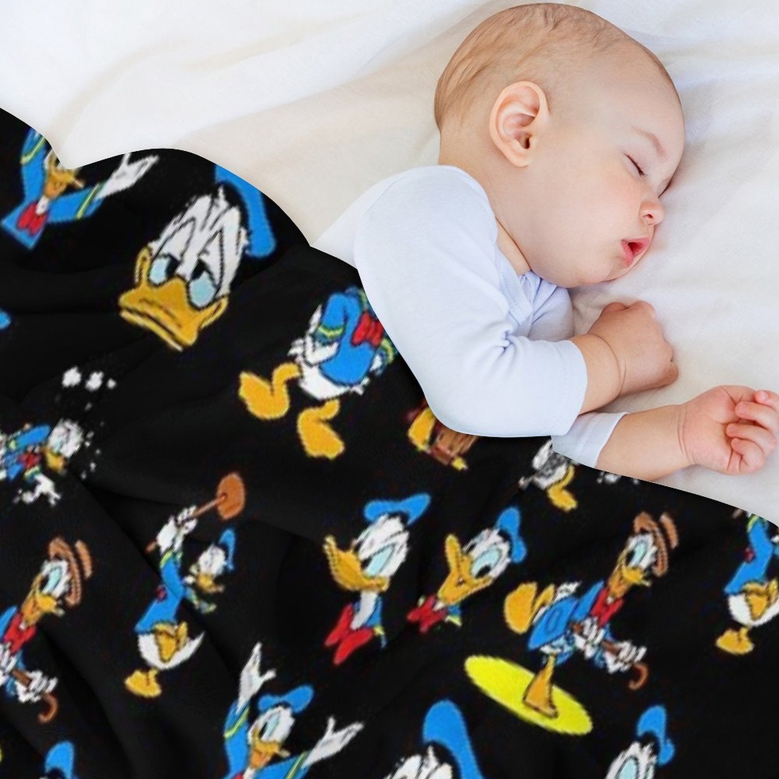 Donald Duck Collage Lightweight Throw Blanket
