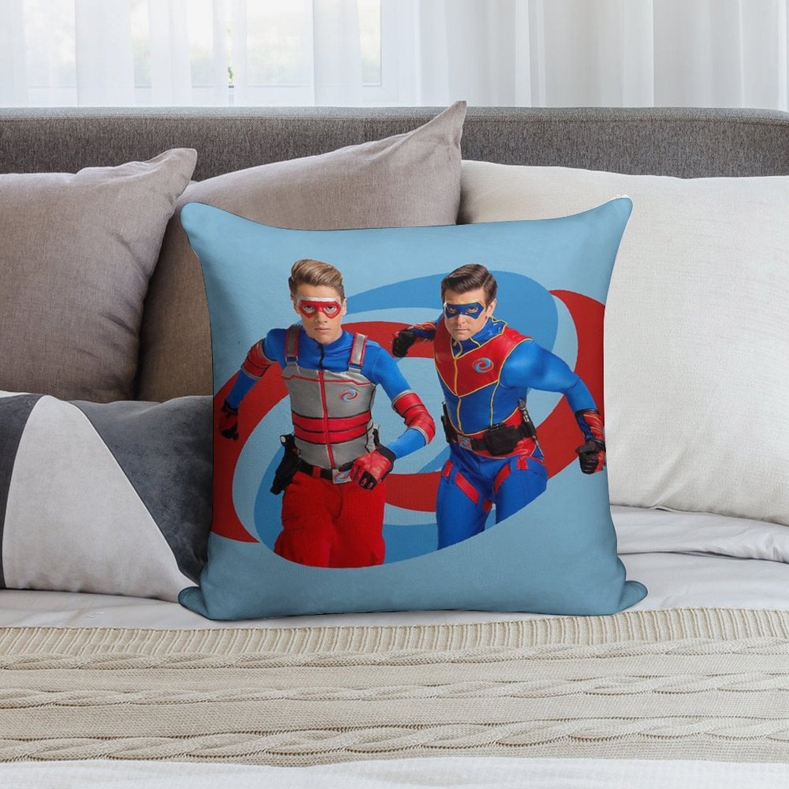Henry Danger - Action Logo Soft Shrink-Resistant Throw Pillow