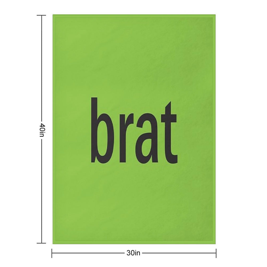 Brat Quick-dry Throw Blanket