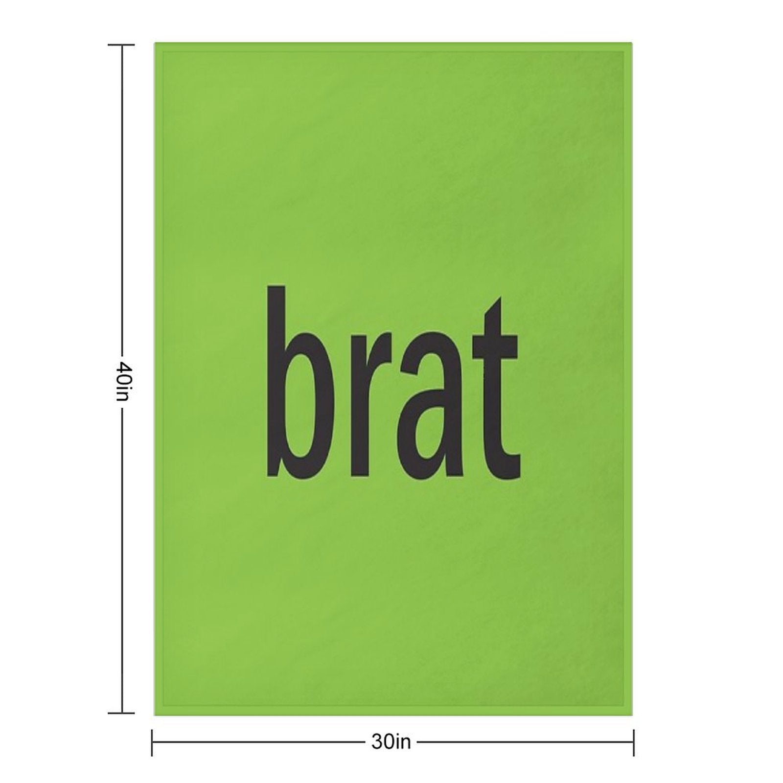 Brat Quick-dry Throw Blanket