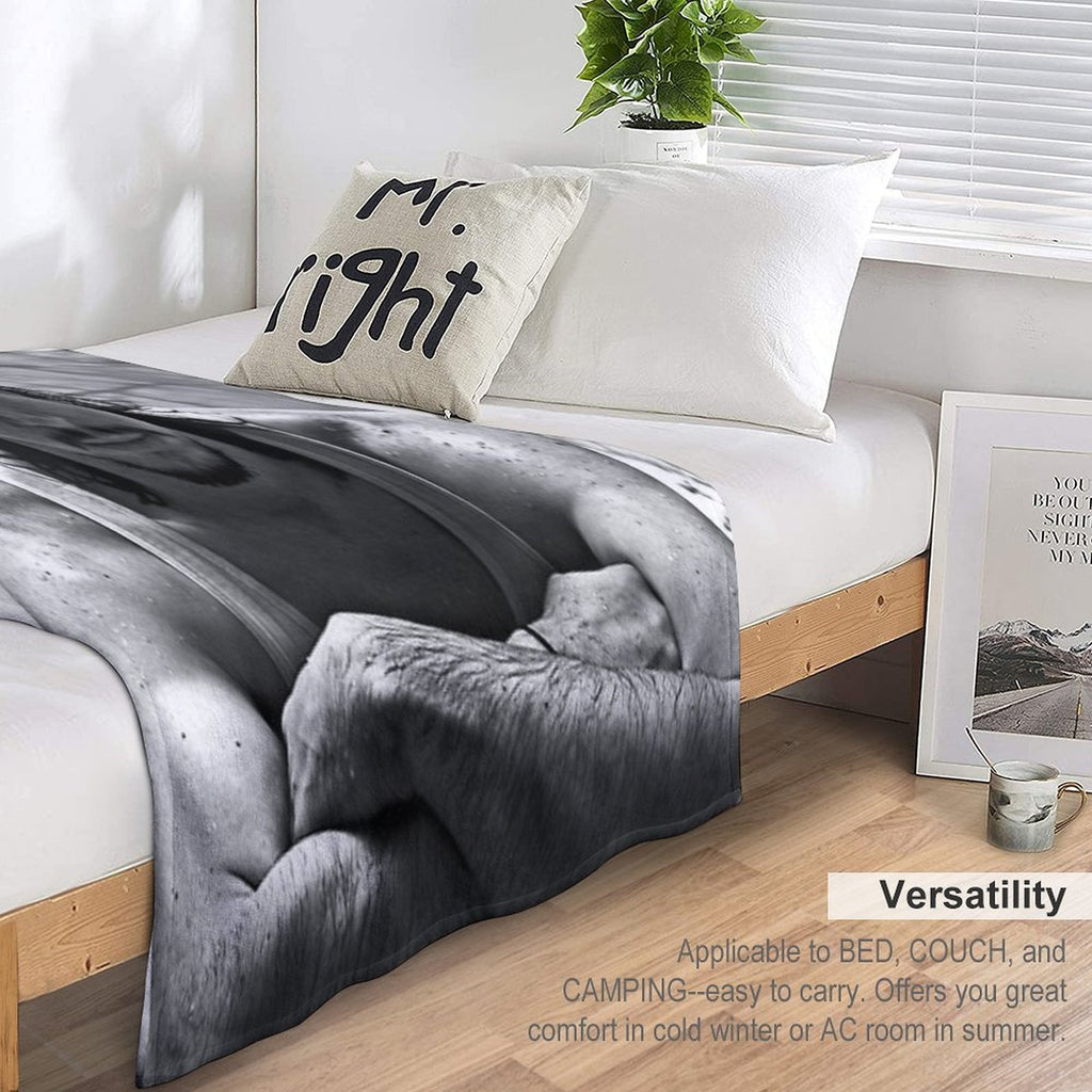 Adam Driver Sustainable Throw Blanket