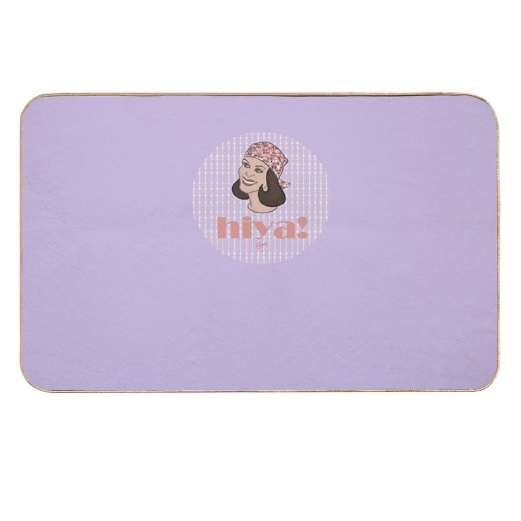 Hiya I  Fade-Resistant Bath Mat