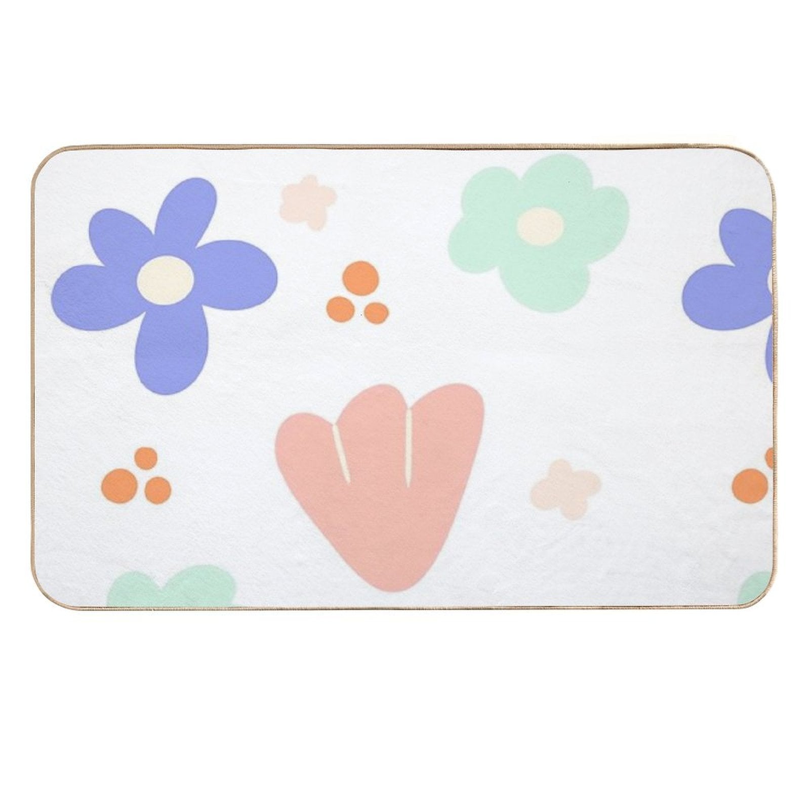 Summer Florals  Toxin-Free Bath Mat