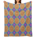 Rainbow Mandela Easy Care Throw Blanket