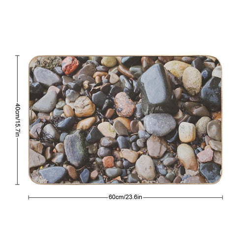 Beach Pebbles  High-Traffic Bath Mat