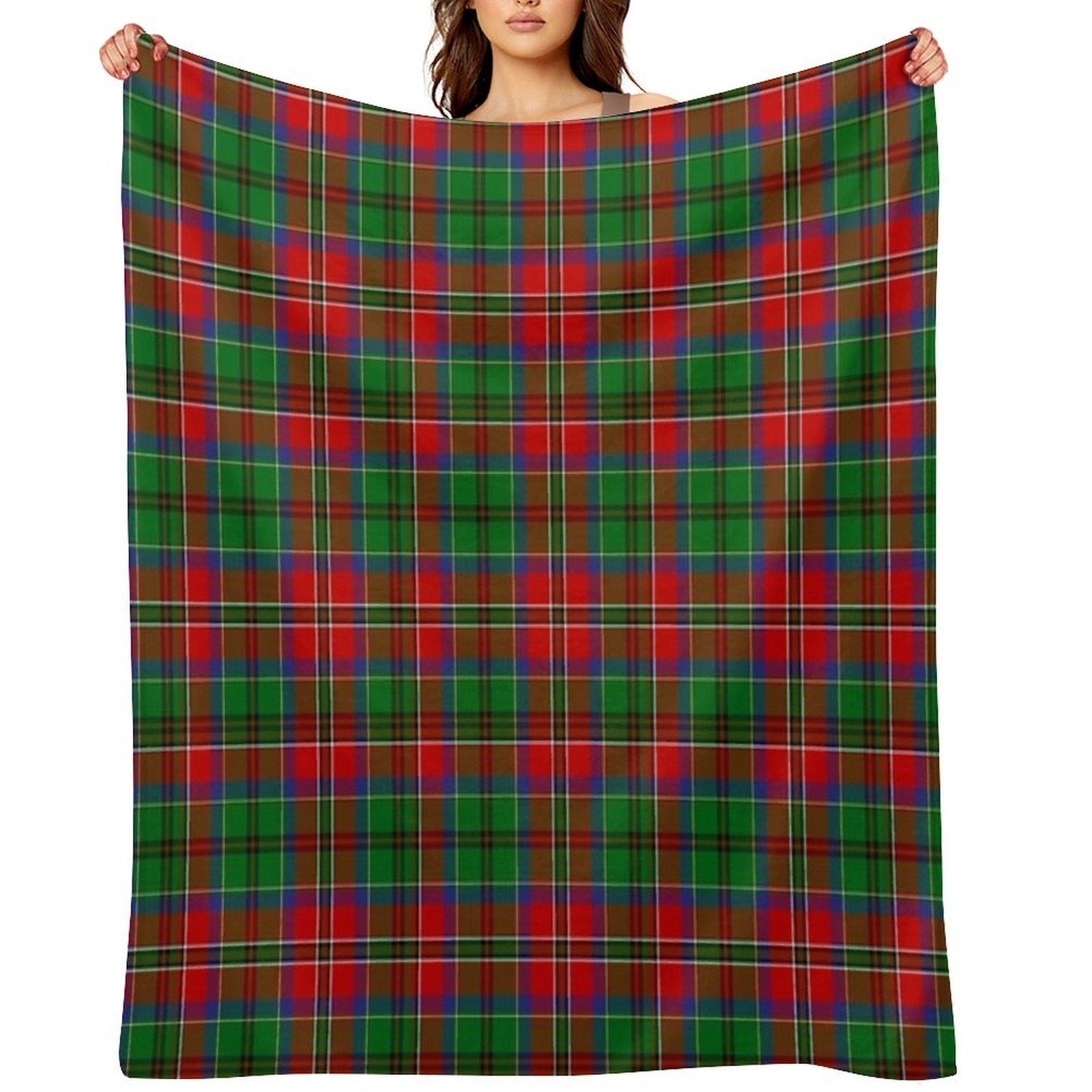 Clan McCulloch Tartan Anti-pilling Throw Blanket