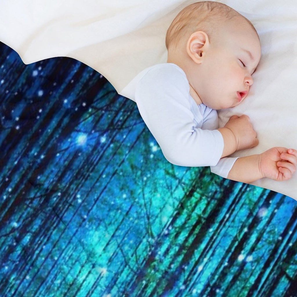In The Magical Forest All-season Throw Blanket