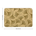 Golden Ginko Leaves  Slip-Resistant Bath Mat