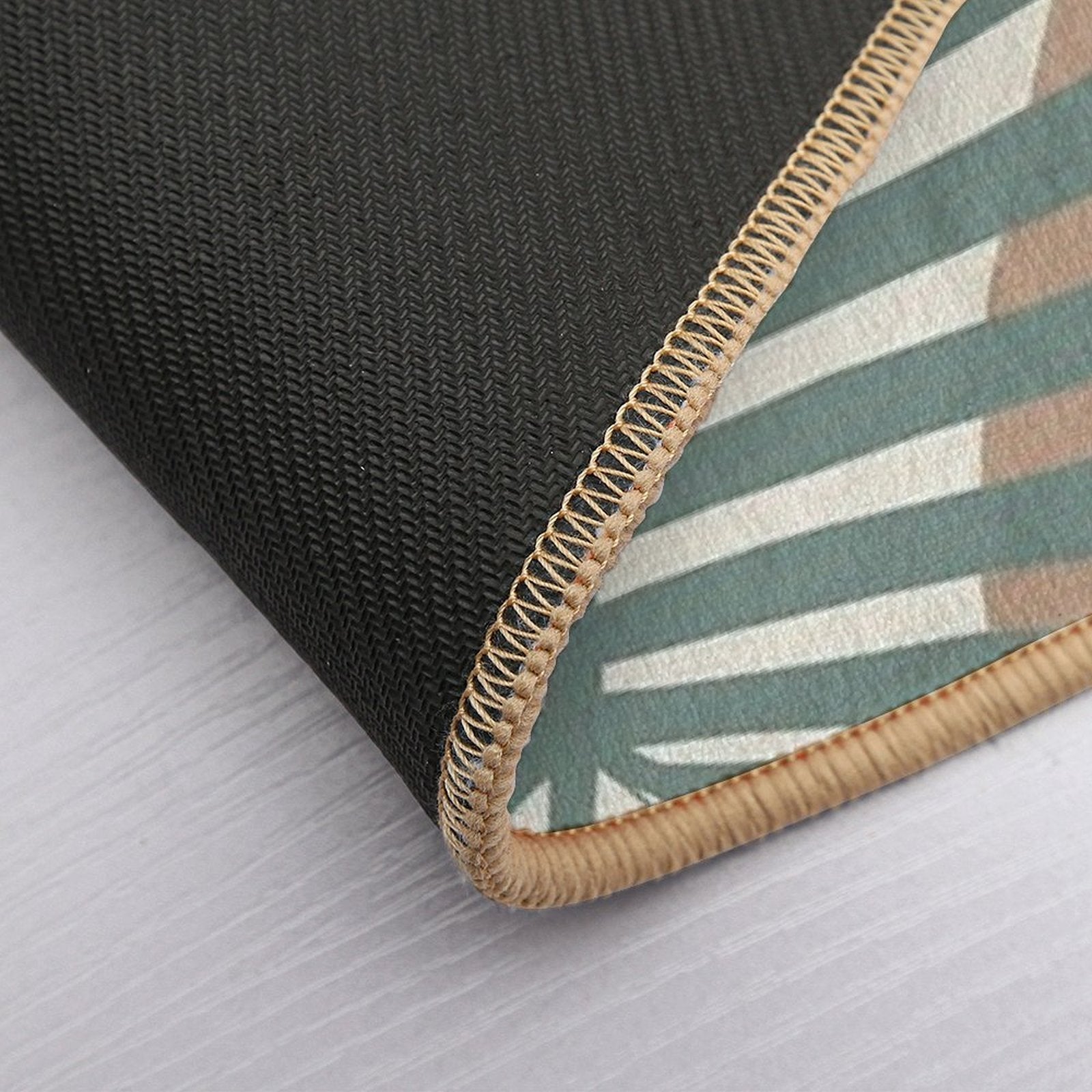 Minimal Jungle Leaves Finesse #1 #tropical #decor #art  Rapid-Drying Bath Mat
