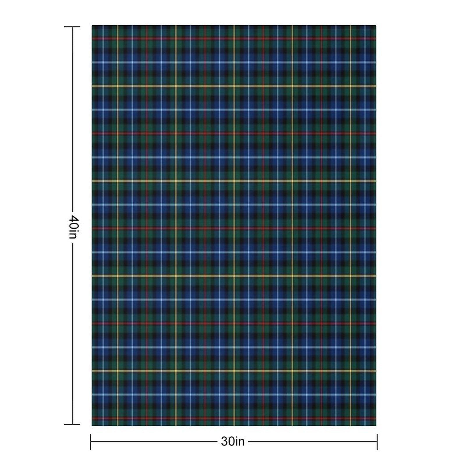 Clan Smith Tartan Easy Care Throw Blanket