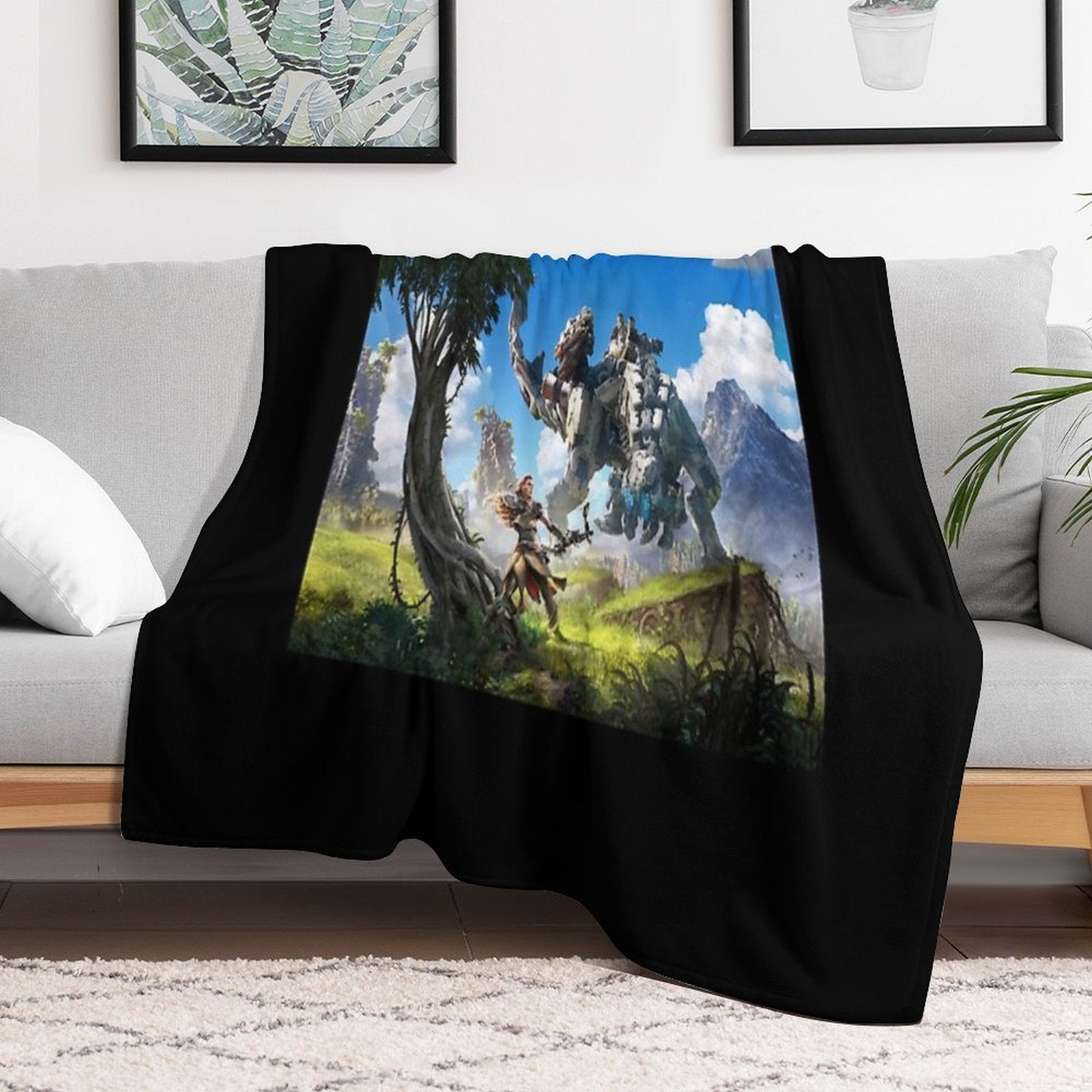 Horizon Game Zero Dawn Forbidden West All-season Throw Blanket