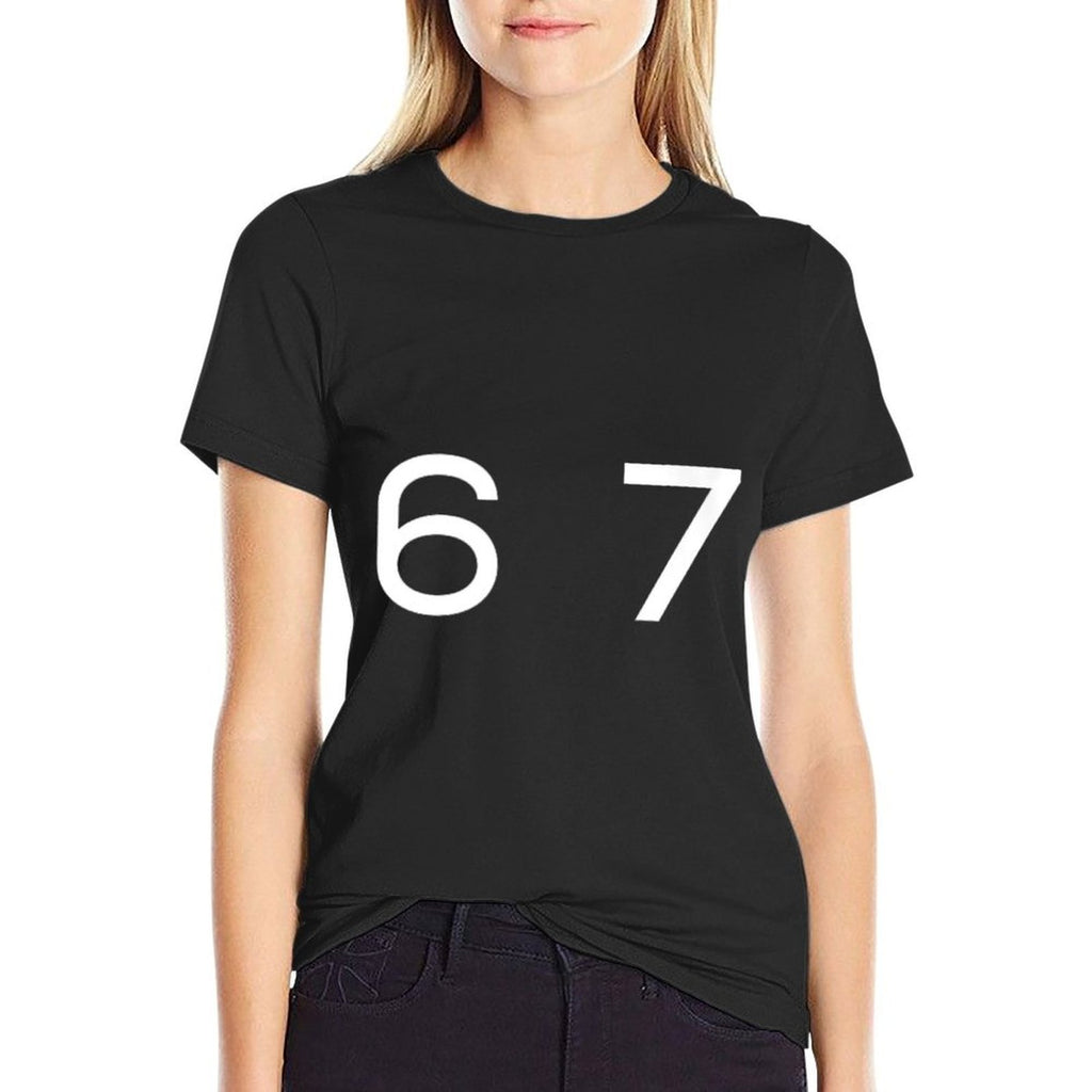 Fun Six Seven 6 7 Meme Design  Stretchy T-Shirt