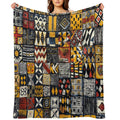 Tribal Mosaic A Celebration of Color And Pattern Travel-friendly Throw Blanket