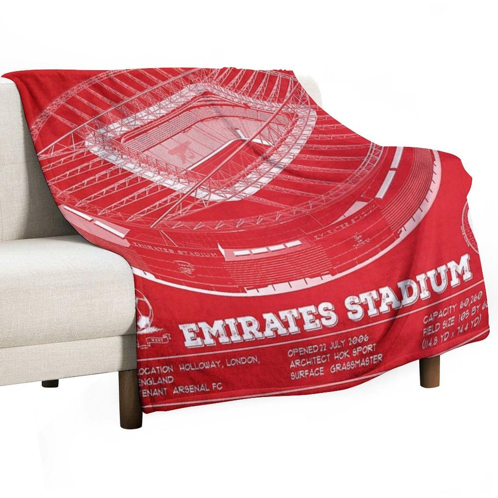 Emirates Stadium Premium Throw Blanket