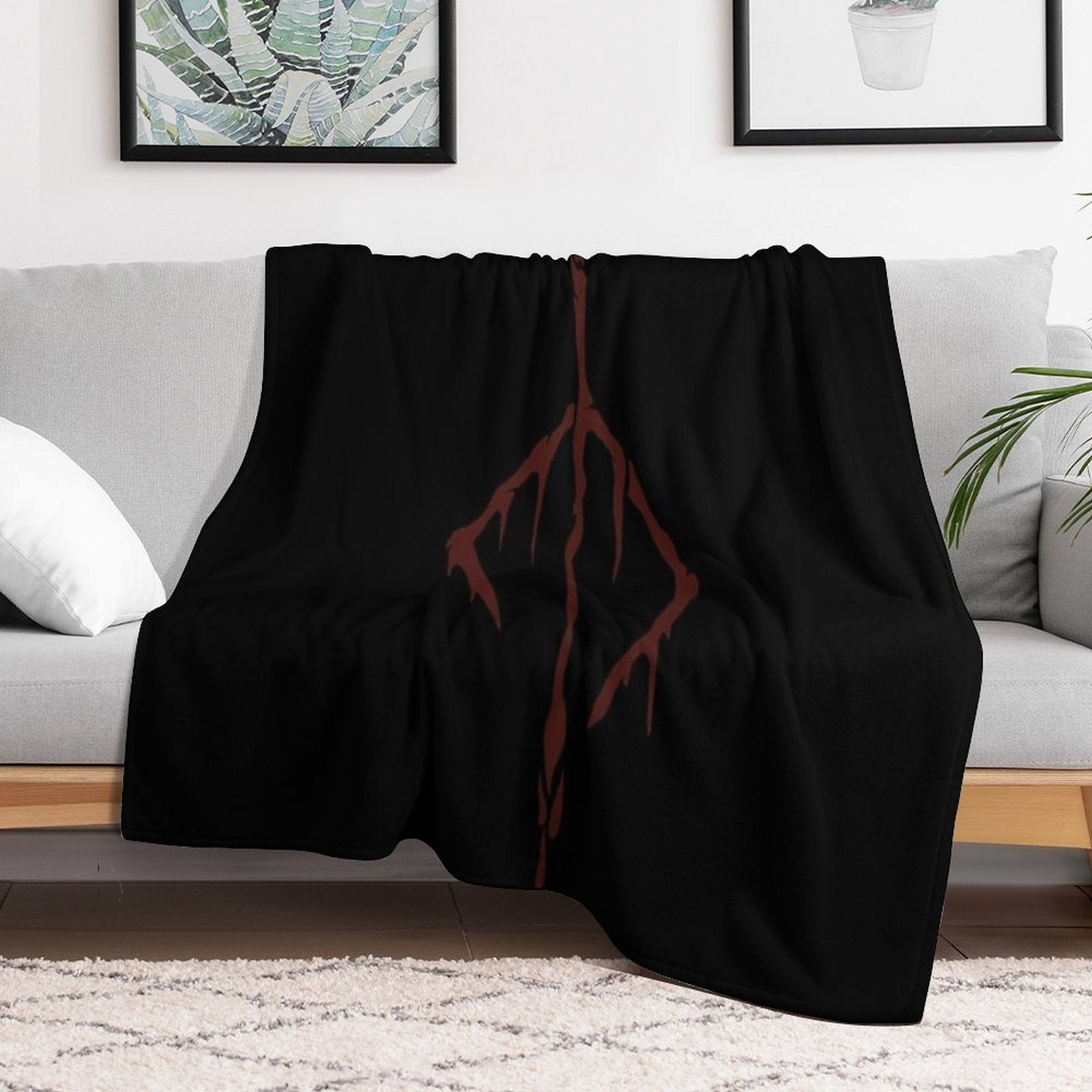 Bloodborne Hunter’s Mark Lightweight Throw Blanket